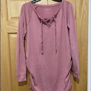 AGlow maternity light sweatshirt Large